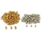 Gold & Nickel Plated Coil Cord End Caps Chain Connector findings Kit 150 Pcs